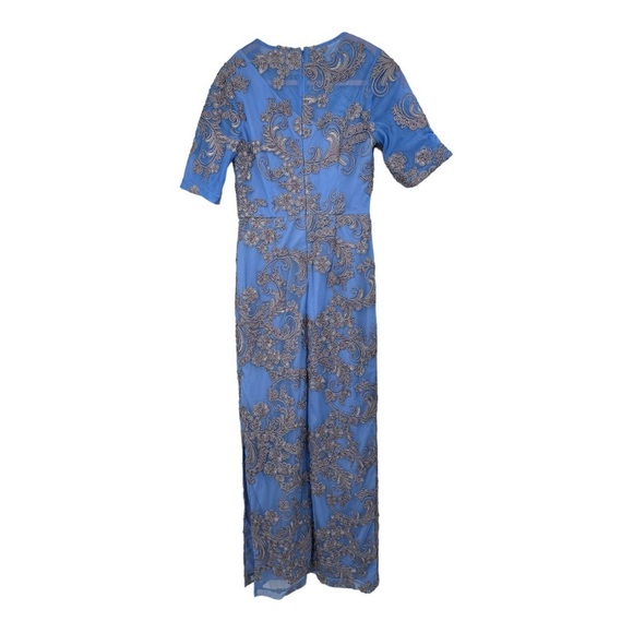 JS Collection Mallory Soutache Evening Column Gown NWOT - Picture 5 of 12